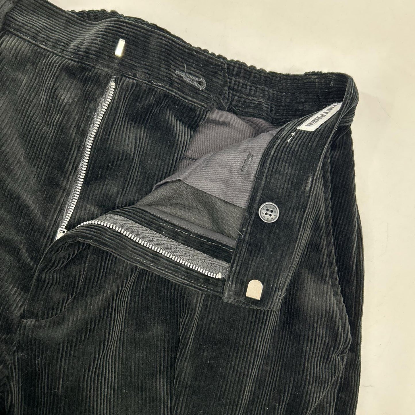 MGMFP221119-009 22AW Black Corduroy Wide Pants Bottoms 03 Men's