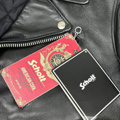 schott ショット 7826150003 ブラック ホースハイド ワンスター トール ダブルライダース ジャケット ジャケット