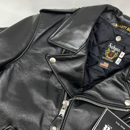 schott ショット 7826150003 ブラック ホースハイド ワンスター トール ダブルライダース ジャケット ジャケット