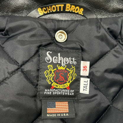 schott ショット 7826150003 ブラック ホースハイド ワンスター トール ダブルライダース ジャケット ジャケット