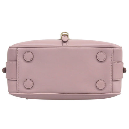 JIMMY CHOO ジミーチュウ 美品 ヴァレンヌ レザー 2WAY ハンドバッグ ショルダーバッグ レディース ピンクベージュ ハンドバッグ