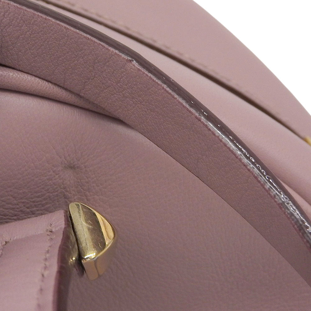 JIMMY CHOO ジミーチュウ 美品 ヴァレンヌ レザー 2WAY ハンドバッグ ショルダーバッグ レディース ピンクベージュ ハンドバッグ