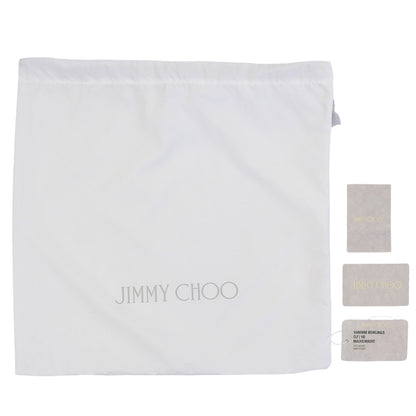 JIMMY CHOO ジミーチュウ 美品 ヴァレンヌ レザー 2WAY ハンドバッグ ショルダーバッグ レディース ピンクベージュ ハンドバッグ