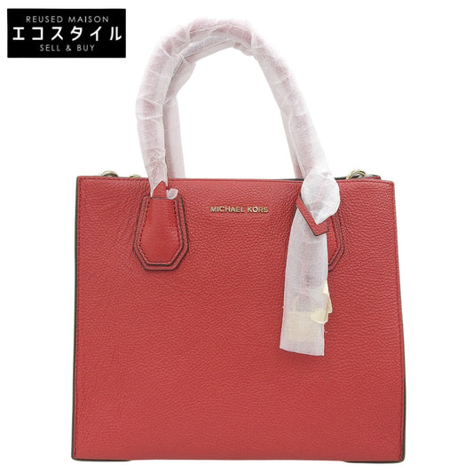 MICHAEL KORS Mercer 2-Way Bag Shoulder Bag Handbag Women's Red Shoulder Bag, Like New