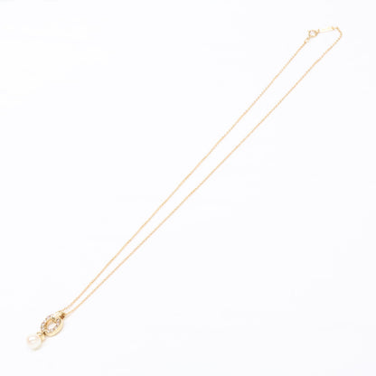 TIFFANY&Co. ティファニー 仕上げ済み 750 6.3㎜ ドアノック パール 10Pダイヤモンド ネックレス