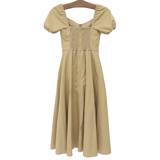 Darich ダーリッチ Excellent-condition Volume Flare Trinche Dress Women's Beige Free-S 112224032 Dress