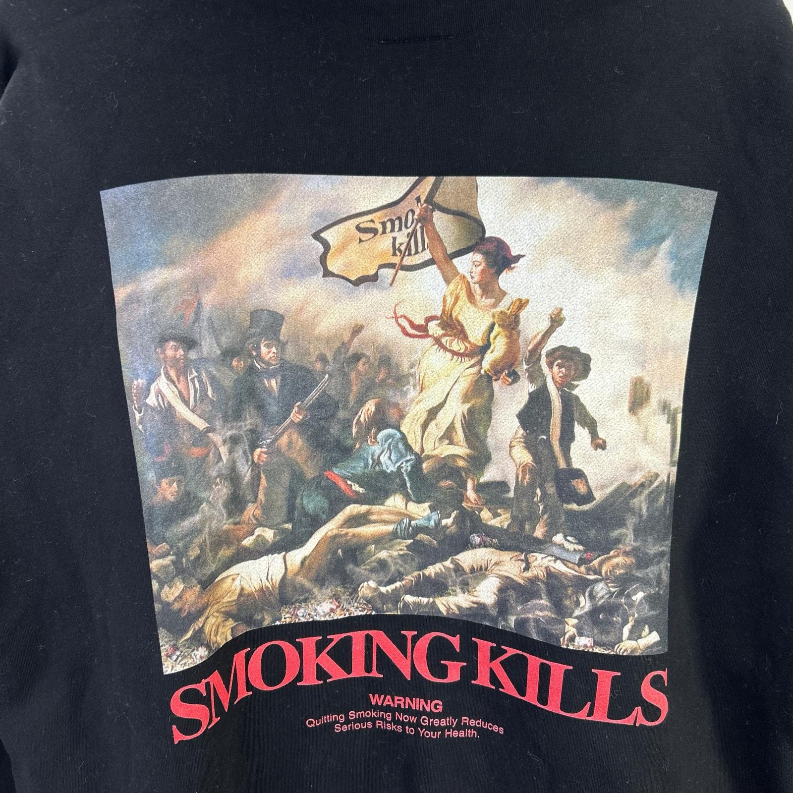 FR2 エフアールツー ブラック Smoking kills パーカー トップス