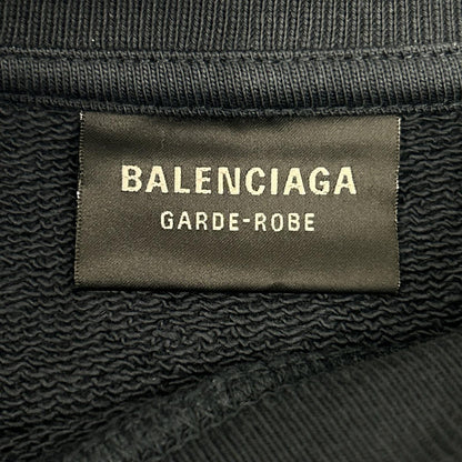 BALENCIAGA バレンシアガ 773282 ブラック GARDE-ROBE スウェット トップス