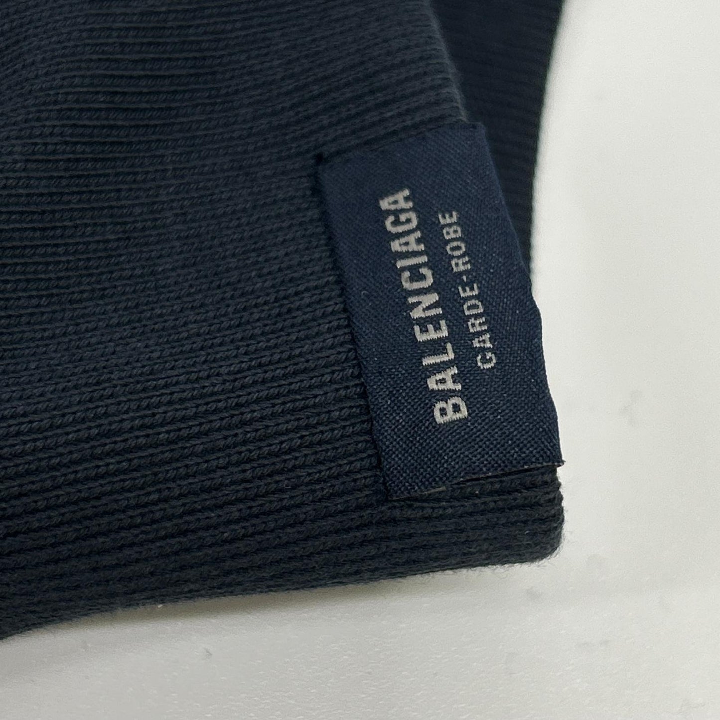 BALENCIAGA バレンシアガ 773282 ブラック GARDE-ROBE スウェット トップス