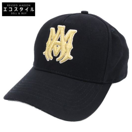 AMIRI アミリ 【美品】SRAMHACP1052SMRCNA10 FULL CANVAS MA HAT ロゴ キャンバス キャップ 帽子