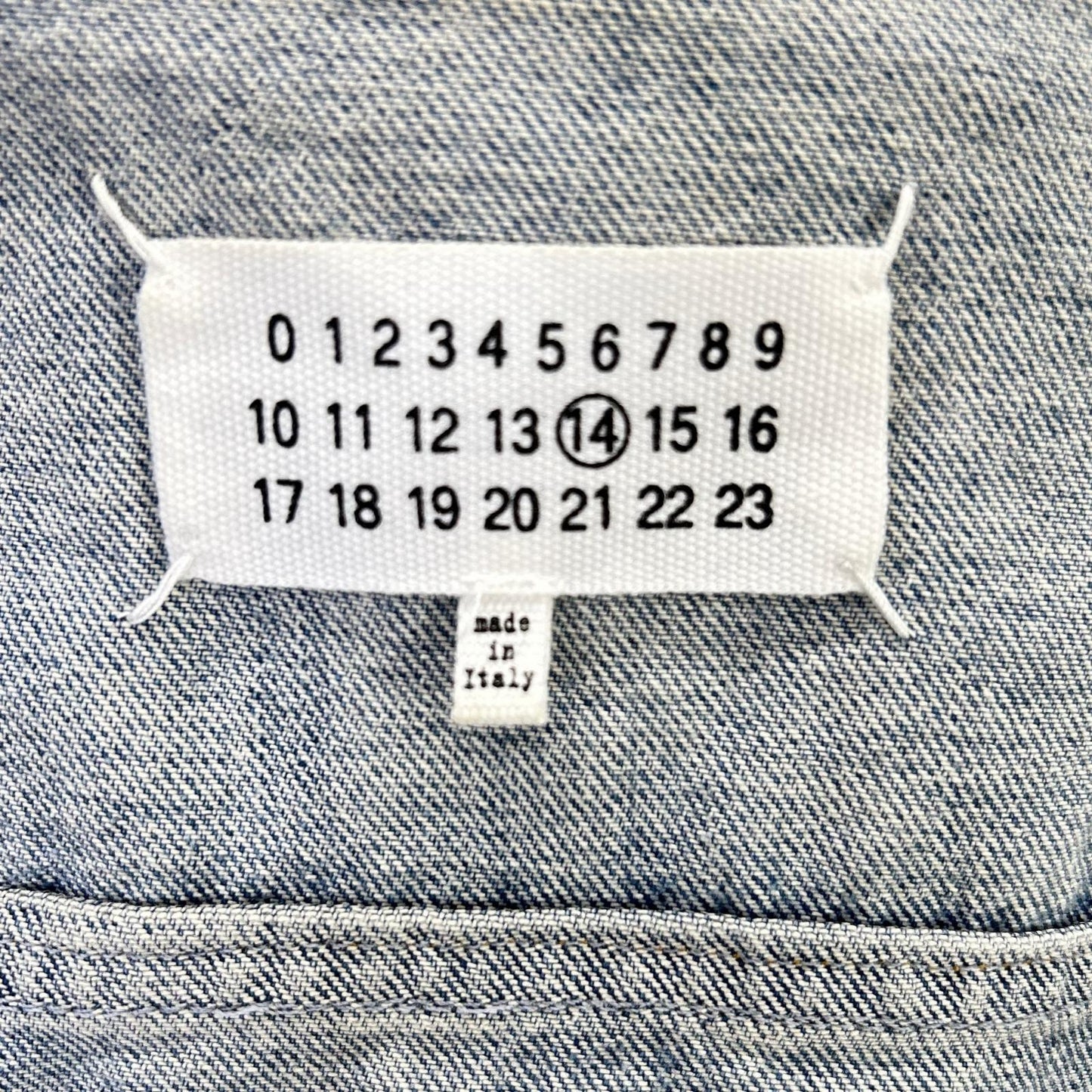 Maison Margiela メゾンマルタンマルジェラ 15年 S50AM0219 ブルー デニムジャケット ジャケット