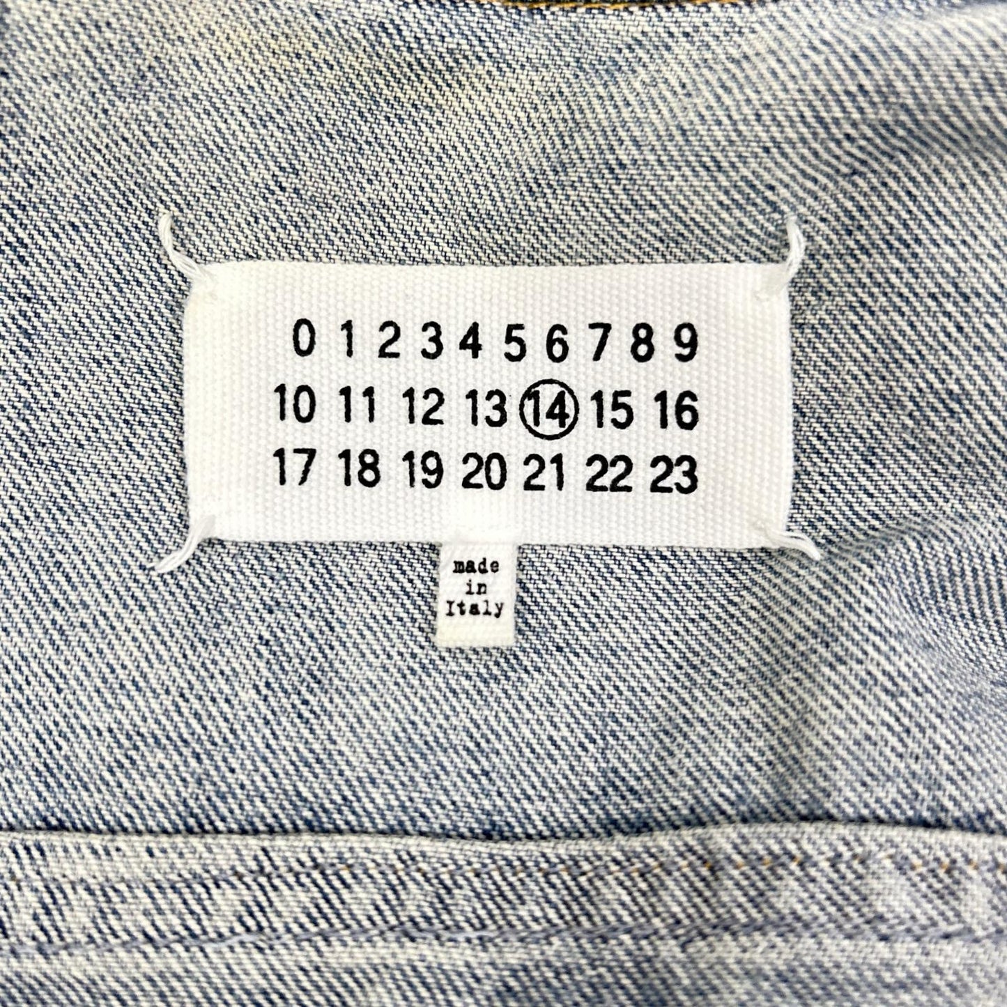 Maison Margiela メゾンマルタンマルジェラ 15年 S50AM0219 ブルー デニムジャケット ジャケット