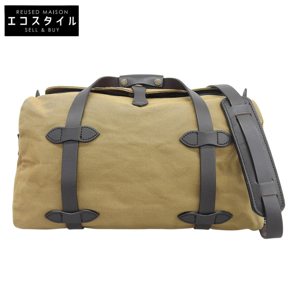 FILSON フィルソン 美品 スモール ラギットツイル ダッフル ボストンバッグ メンズ ベージュ ボストンバッグ