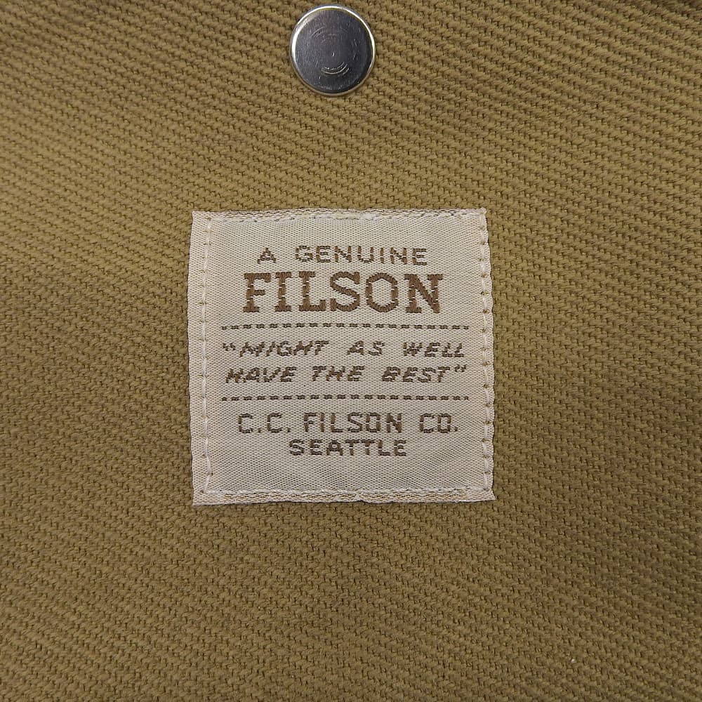 FILSON フィルソン 美品 スモール ラギットツイル ダッフル ボストンバッグ メンズ ベージュ ボストンバッグ