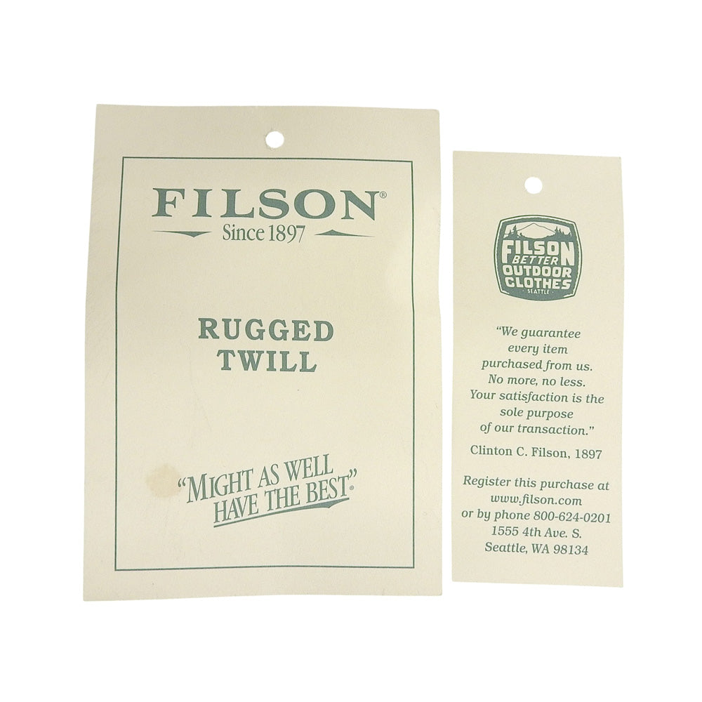 FILSON フィルソン 美品 スモール ラギットツイル ダッフル ボストンバッグ メンズ ベージュ ボストンバッグ