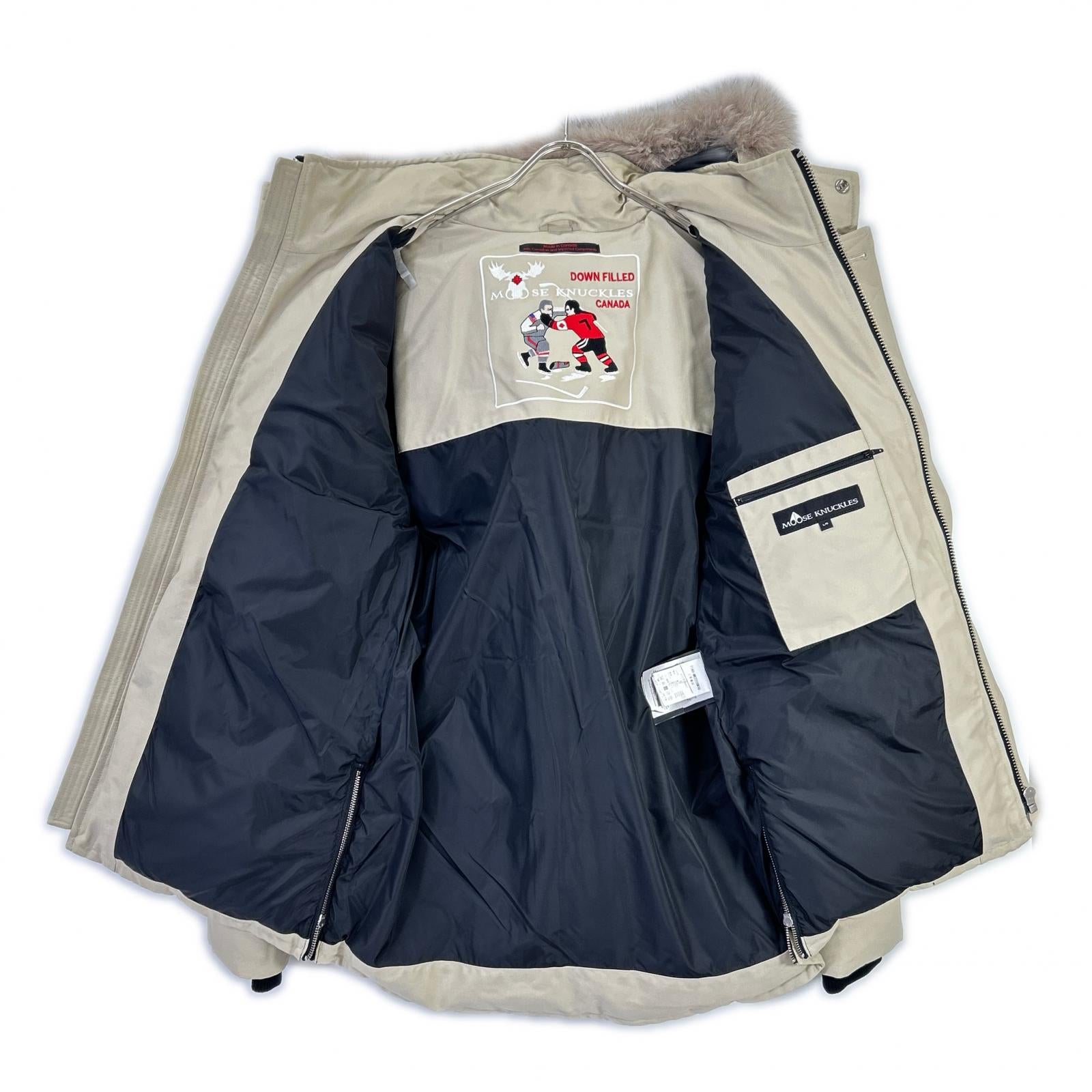 MOOSE KNUCKLES 穆斯纳可 21AU-MK2228M3Q 米色 3Q 羽绒夹克 夹克