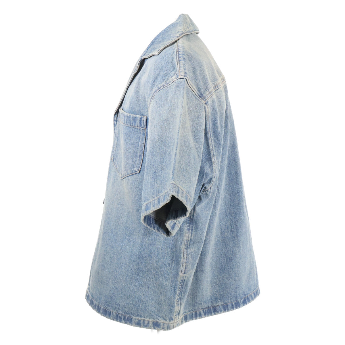 PRADA プラダ 【新品/国内正規/25年製】GEC068 デニム ボーリングシャツ トップス