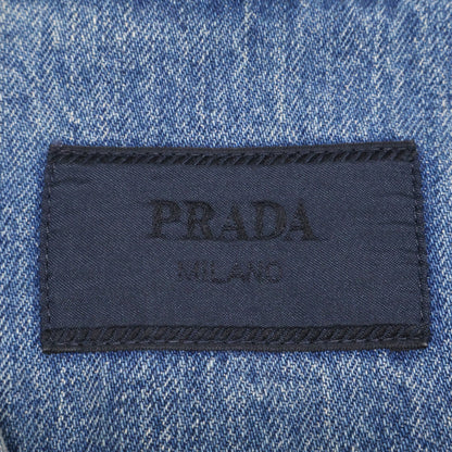 PRADA プラダ 【新品/国内正規/25年製】GEC068 デニム ボーリングシャツ トップス