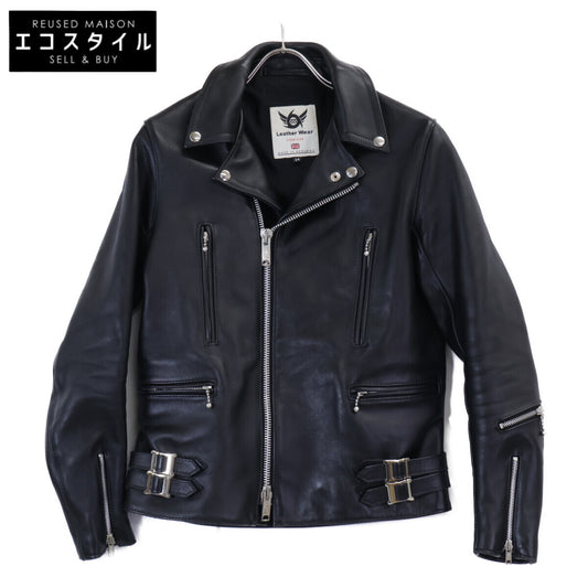 666 666 Triple Six LJM-1TF Steerhide Side Belt Double Rider Jacket