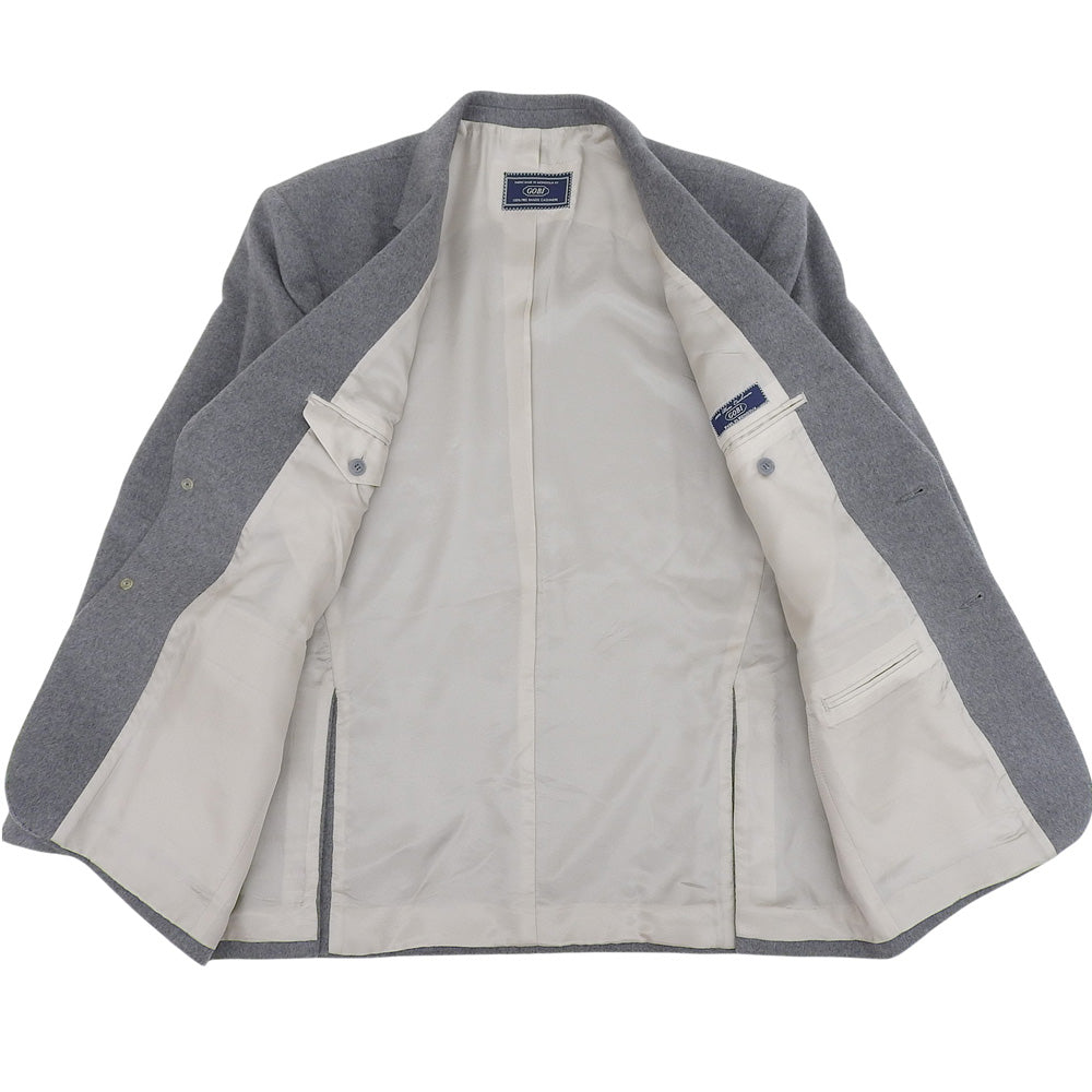 GOBI ゴビ 美品 カシミヤ100 ジャケット メンズ グレー ジャケット