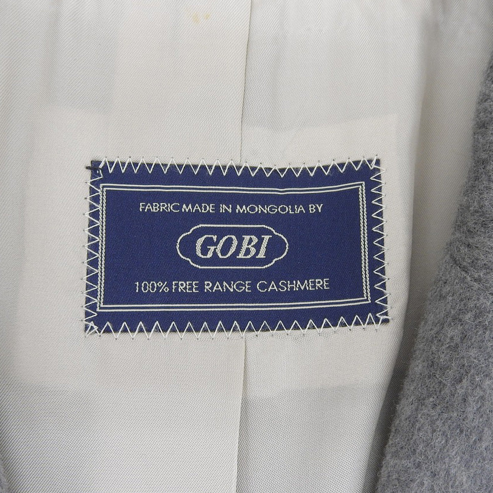 GOBI ゴビ 美品 カシミヤ100 ジャケット メンズ グレー ジャケット