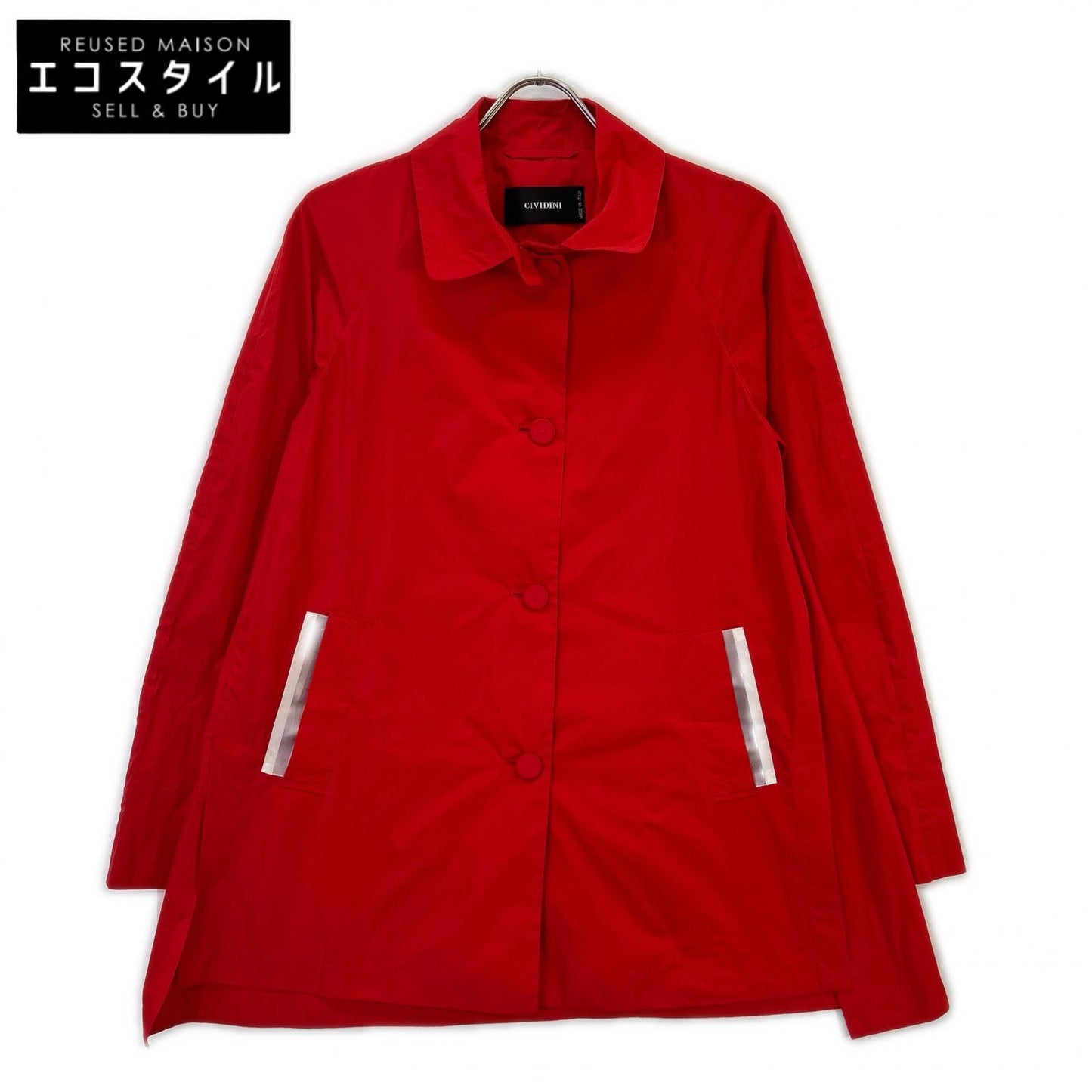 CIVIDINI Red Spring Coat