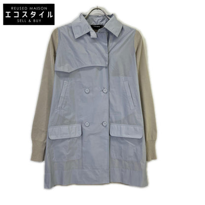 CIVIDINI CIVIDINI 浅蓝色针织拼接风衣 外套