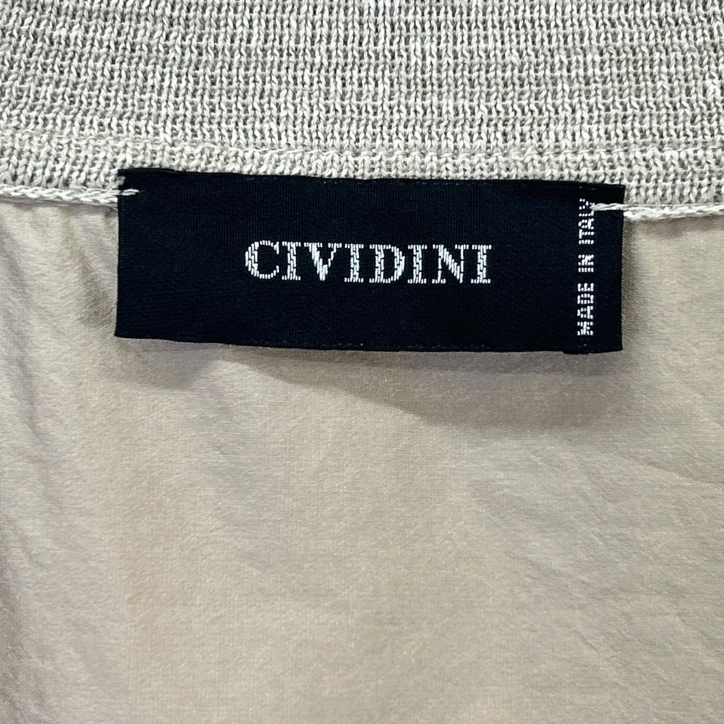 CIVIDINI Cividini 米色针织拼接风衣 外套