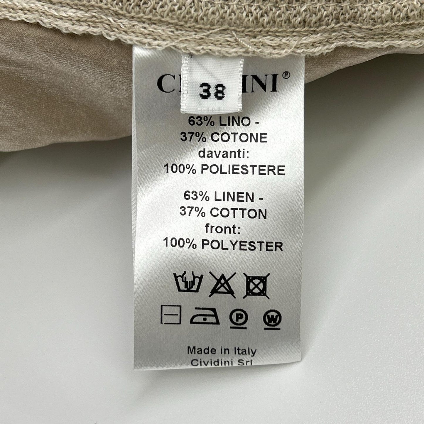 CIVIDINI Cividini 米色针织拼接风衣 外套
