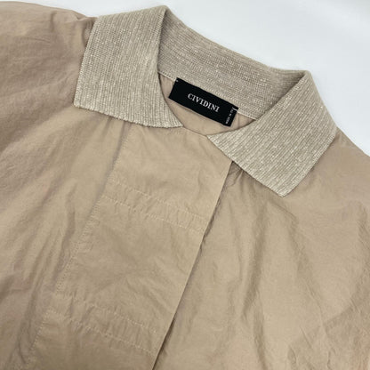 CIVIDINI Cividini 米色针织拼接风衣 外套