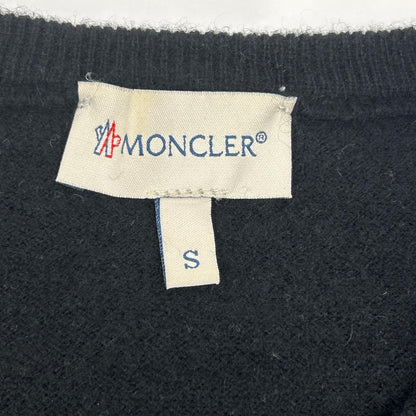 MONCLER モンクレール ブラック カシミヤ混 クルーネックニット トップス