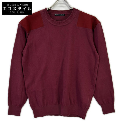 ISSEY MIYAKE MEN イッセイミヤケメン ME01KN198 ボルドー クルーネックニット トップス