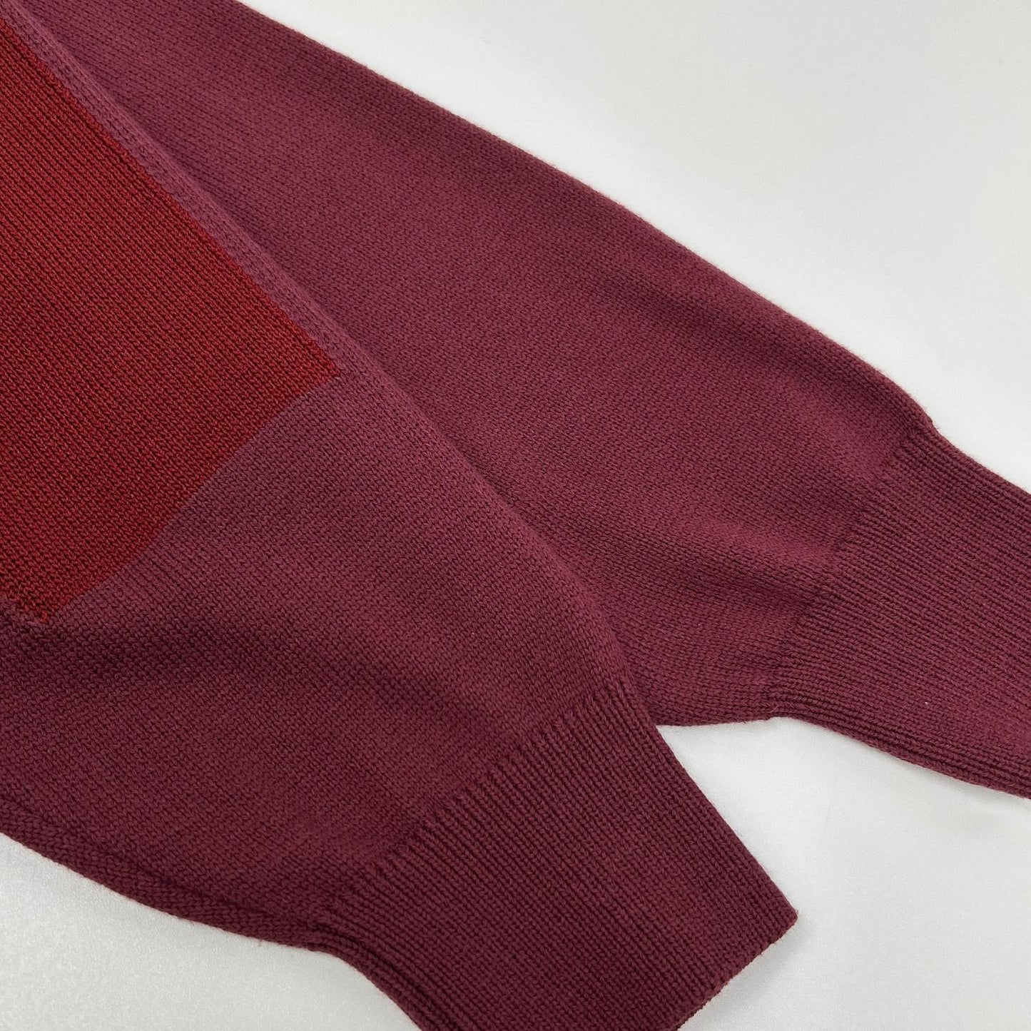 ISSEY MIYAKE MEN イッセイミヤケメン ME01KN198 ボルドー クルーネックニット トップス