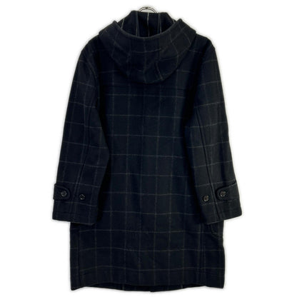 PaulSmith ポールスミス ブラック ウインドーペーン ウール ダッフルコート コート