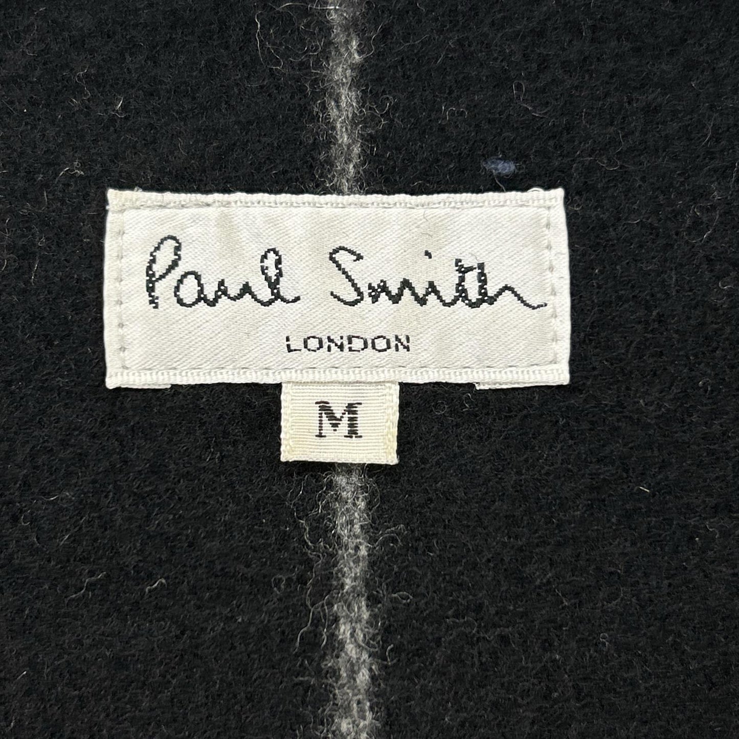 PaulSmith ポールスミス ブラック ウインドーペーン ウール ダッフルコート コート