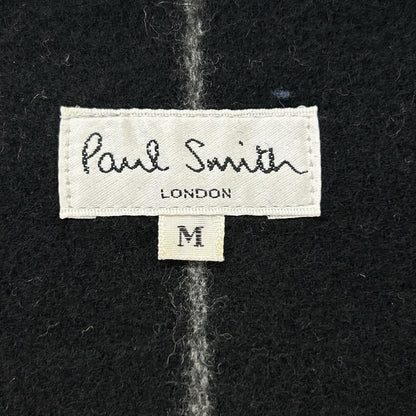 PaulSmith ポールスミス ブラック ウインドーペーン ウール ダッフルコート コート
