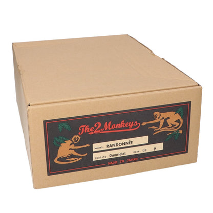 The 2 Monkeys ザツーモンキーズ 【新品同様】TM12952 RANDONNEE Gunmetal レースアップ ブーツ シューズ