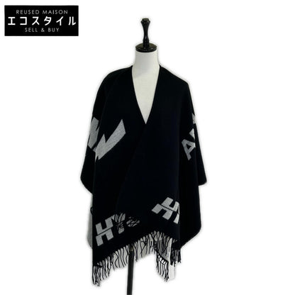 HYSTERIC GLAMOUR ヒステリックグラマー 02203QC02996 ブラック ロゴ ポンチョ ポンチョ ケープ