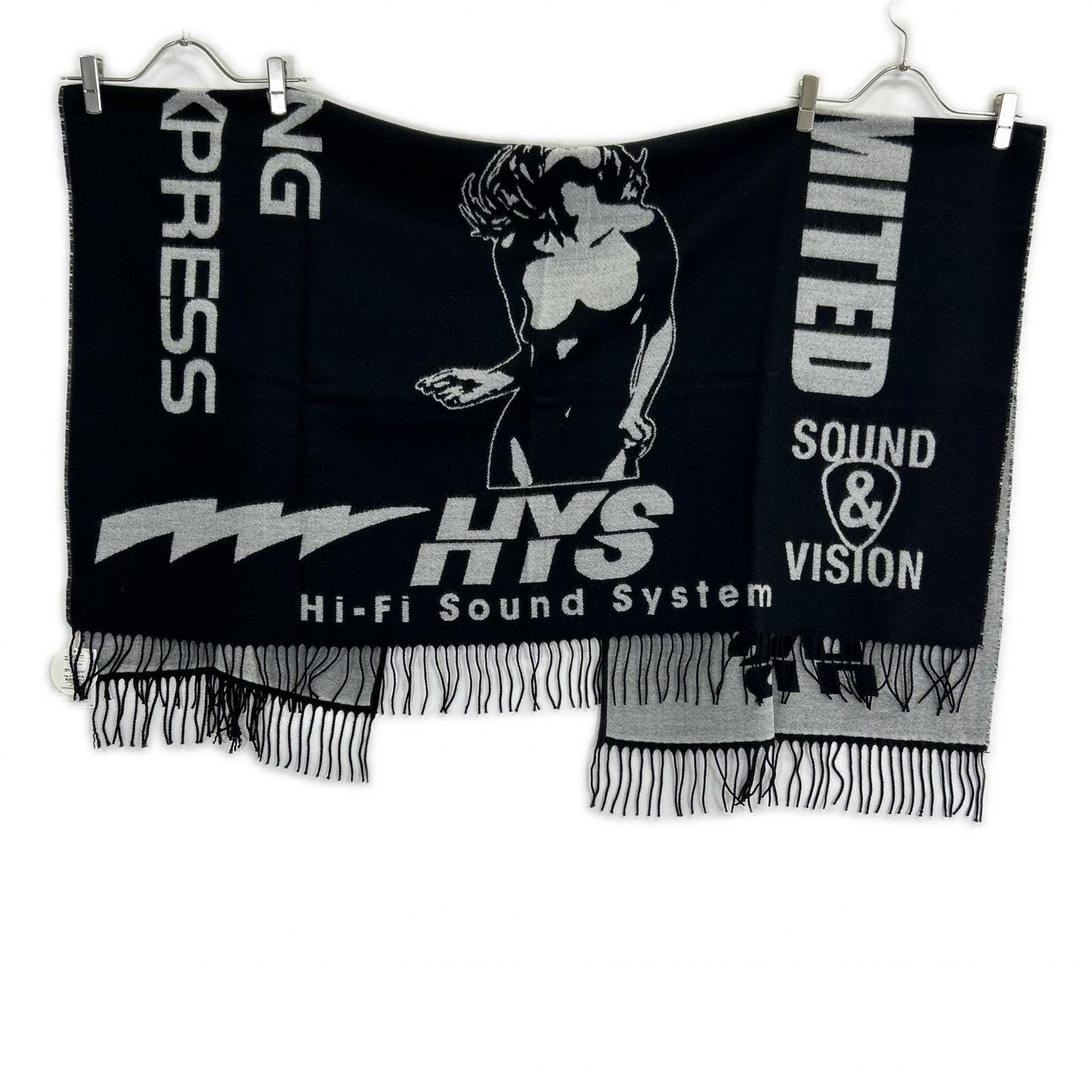 HYSTERIC GLAMOUR ヒステリックグラマー 02203QC02996 ブラック ロゴ ポンチョ ポンチョ ケープ