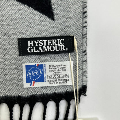HYSTERIC GLAMOUR ヒステリックグラマー 02203QC02996 ブラック ロゴ ポンチョ ポンチョ ケープ