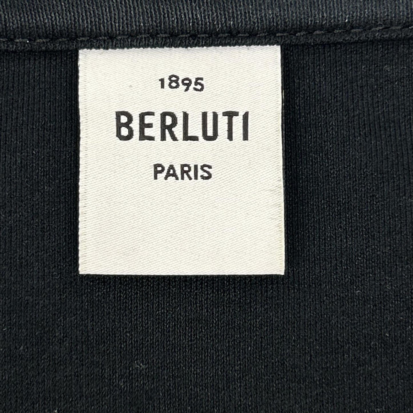 berluti 伯尔鲁帝 R20JRL54JAEK 黑色长袖T恤 上衣
