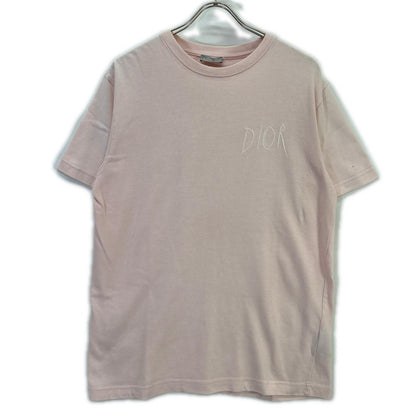 DIOR ディオール ×レイモンドペティボン 943J602E0554 ピンク パリスエンブロイダリー 半袖Tシャツ トップス