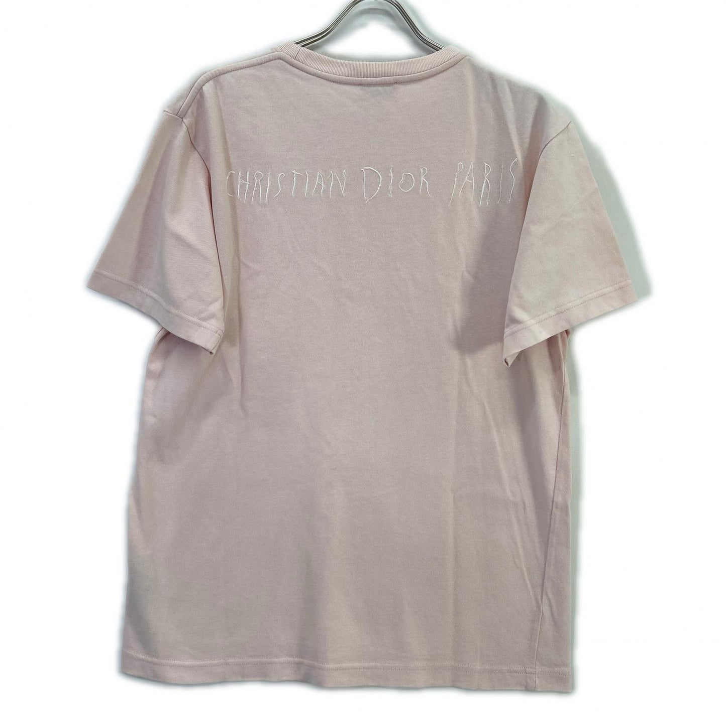 DIOR ディオール ×レイモンドペティボン 943J602E0554 ピンク パリスエンブロイダリー 半袖Tシャツ トップス