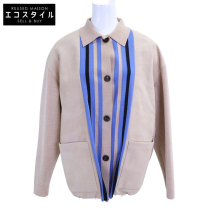 MIUMIU ミュウミュウ 【新品同様/国内正規】MPV751 BLOUSON スエード/ニット切替 ブルゾン ジャケット