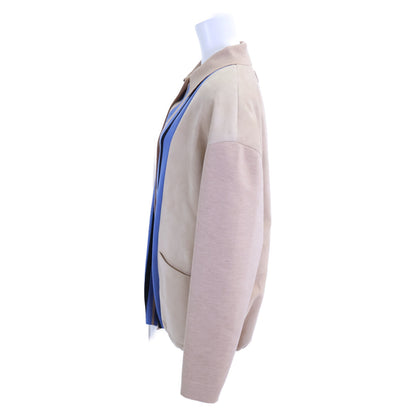 MIUMIU ミュウミュウ 【新品同様/国内正規】MPV751 BLOUSON スエード/ニット切替 ブルゾン ジャケット