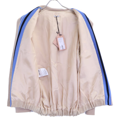 MIUMIU ミュウミュウ 【新品同様/国内正規】MPV751 BLOUSON スエード/ニット切替 ブルゾン ジャケット