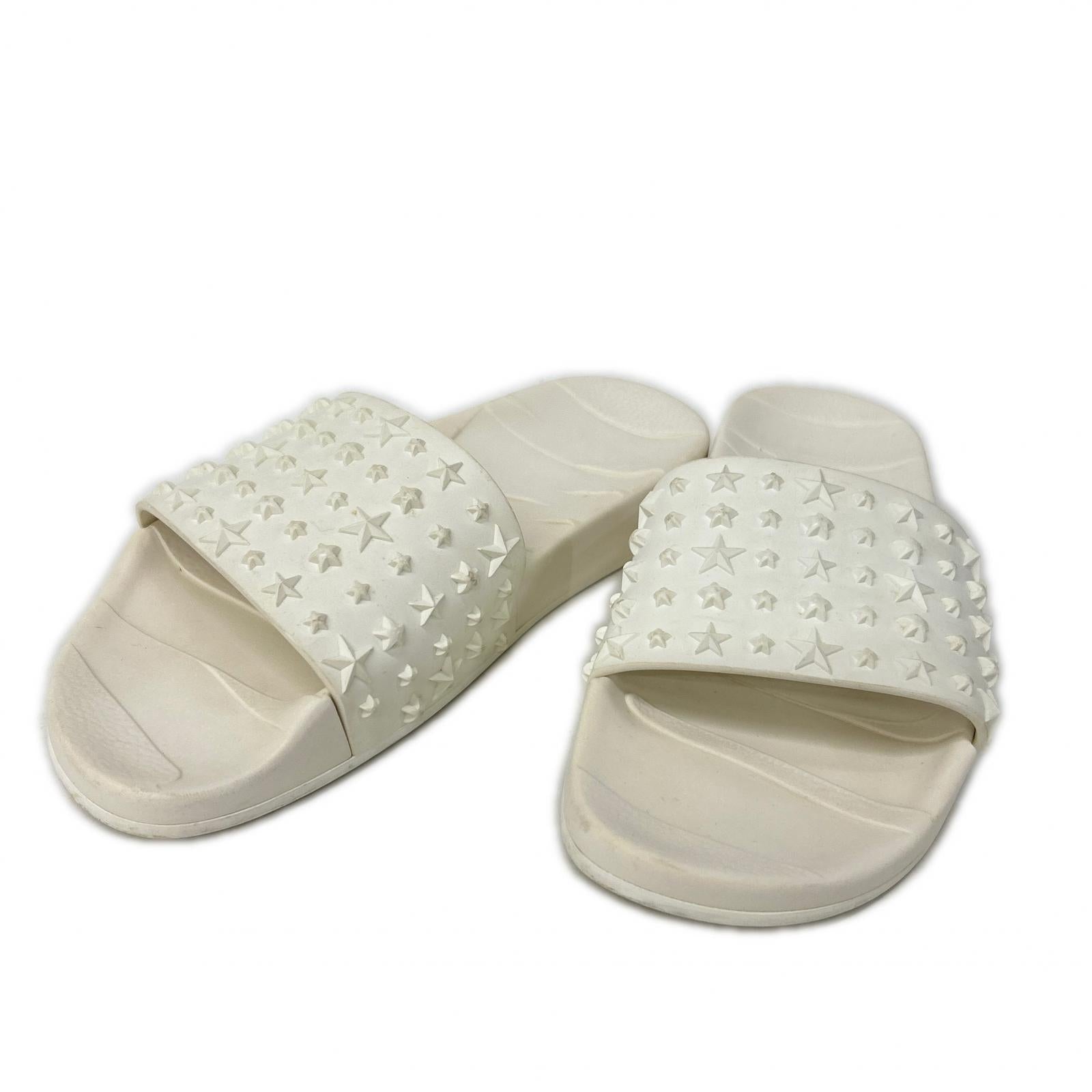 JIMMY CHOO ジミーチュウ スターエンボス シャワーサンダル シューズ