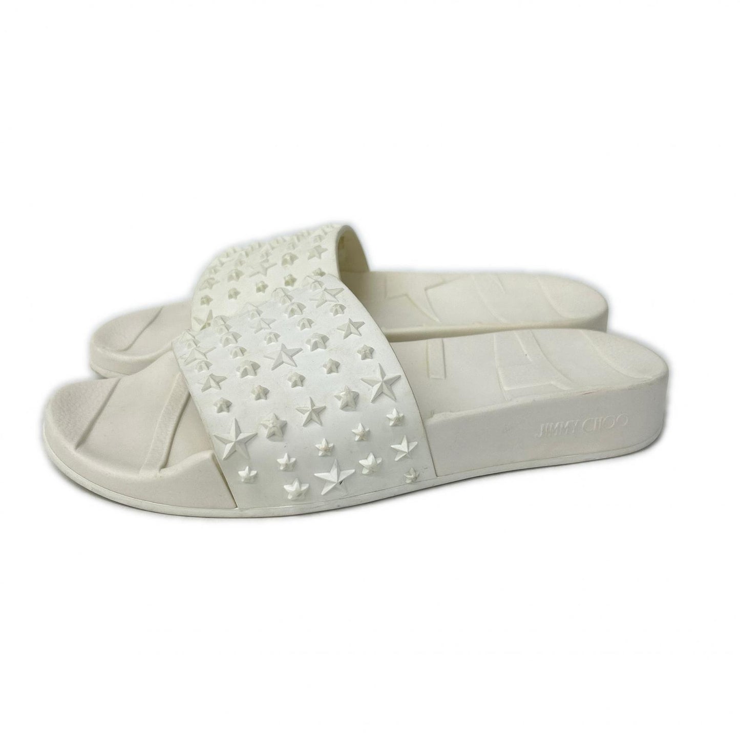 JIMMY CHOO ジミーチュウ スターエンボス シャワーサンダル シューズ