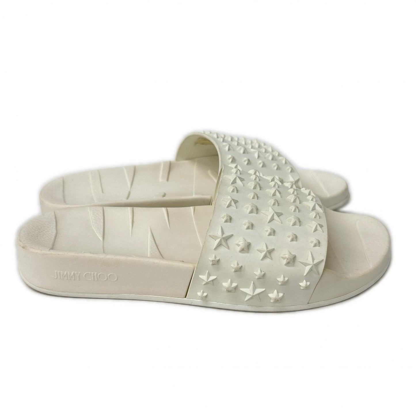 JIMMY CHOO ジミーチュウ スターエンボス シャワーサンダル シューズ