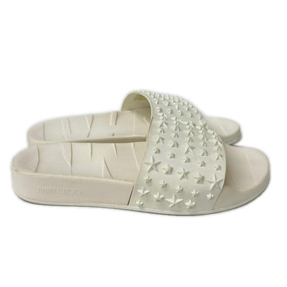 JIMMY CHOO ジミーチュウ スターエンボス シャワーサンダル シューズ